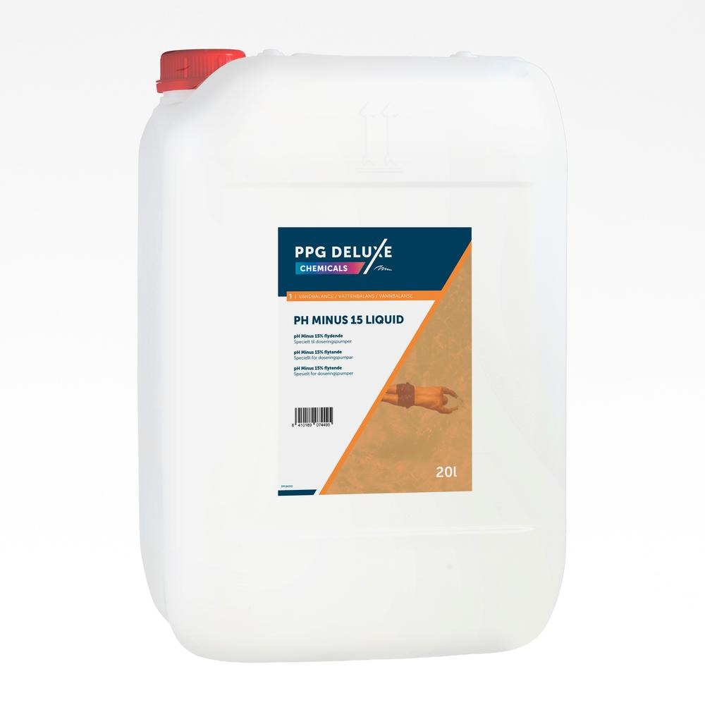 PPG Deluxe pH Minus -neste, 20 litraa